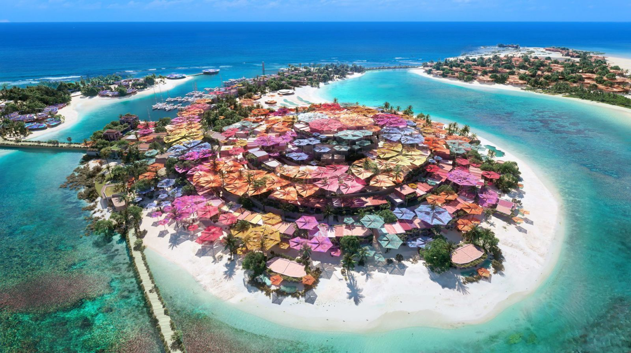 Shura Island  5-Star Hotels Mockup Villas
